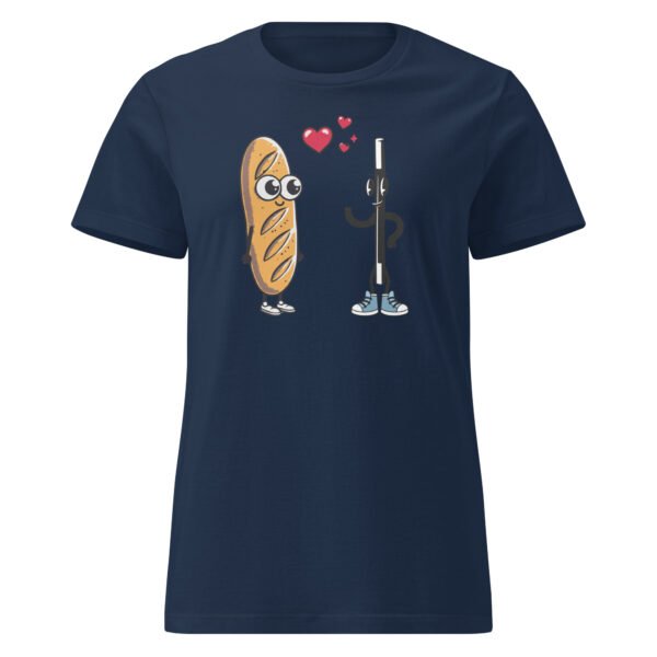 T-shirt Femme "Amour entre baguettes" - Quand deux baguettes se rencontrent 🥖✨ – Image 6