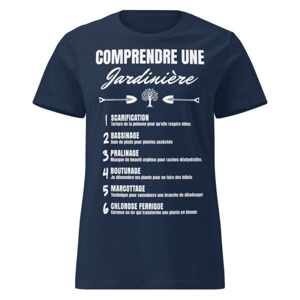 T-shirt Femme "Comprendre une Jardinière Paysagiste" - Le jargon décrypté 🌱 – Image 4