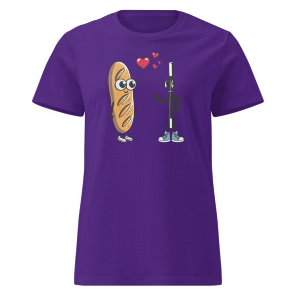 T-shirt Femme "Amour entre baguettes" - Quand deux baguettes se rencontrent 🥖✨ – Image 7