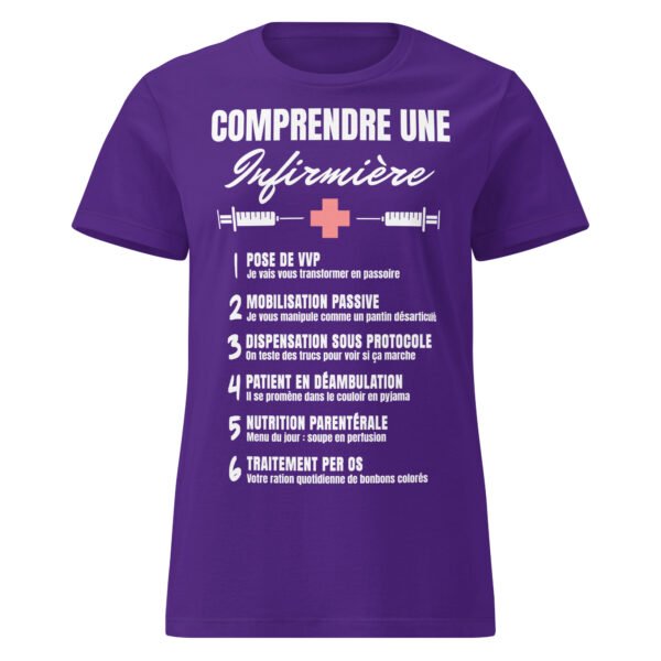 T-shirt Femme "Comprendre une Infirmière" - Le Décodeur du Jargon Médical 🏥👩‍⚕️ – Image 13