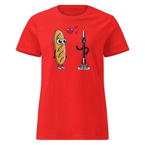 T-shirt Femme "Amour entre baguettes" - Quand deux baguettes se rencontrent 🥖✨ – Image 8