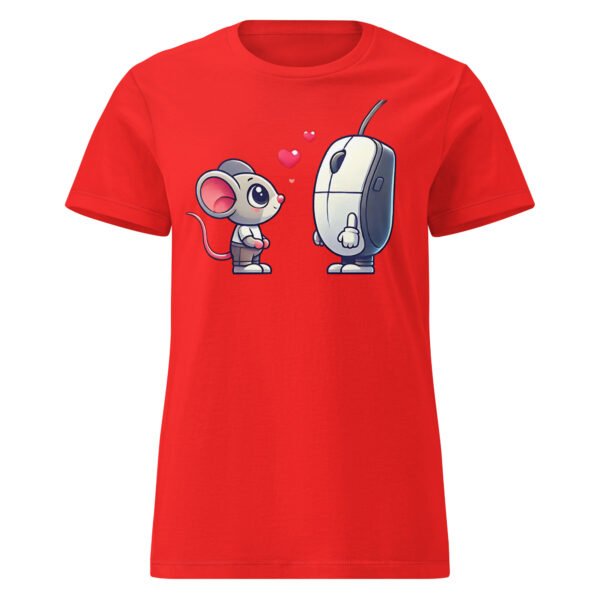 T-shirt Femme "Coup de Foudre entre souris" 🐭💻 – Image 8