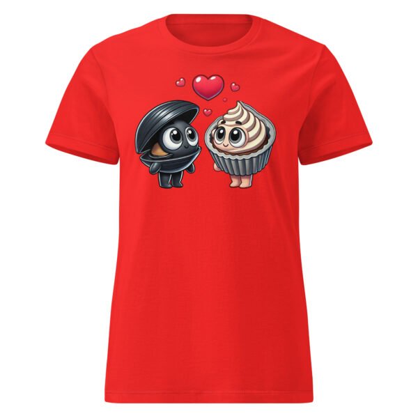 T-shirt Femme "L'amour entre deux Moules" - Cadeau Humour pour les Passionnées de Cuisine🧁🐚 – Image 8