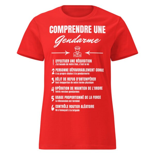 T-shirt Femme "Comprendre une Gendarme" - Le Jargon hilarant des forces de l’ordre – Image 7