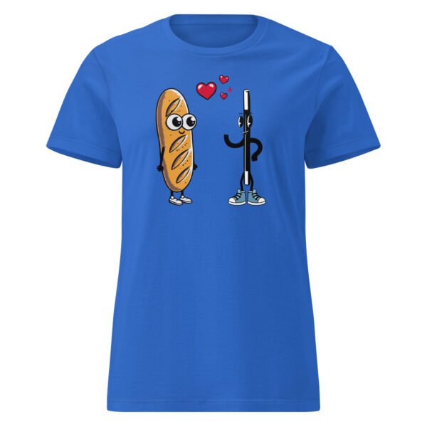 T-shirt Femme "Amour entre baguettes" - Quand deux baguettes se rencontrent 🥖✨ – Image 9