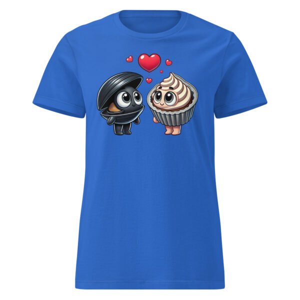 T-shirt Femme "L'amour entre deux Moules" - Cadeau Humour pour les Passionnées de Cuisine🧁🐚 – Image 9