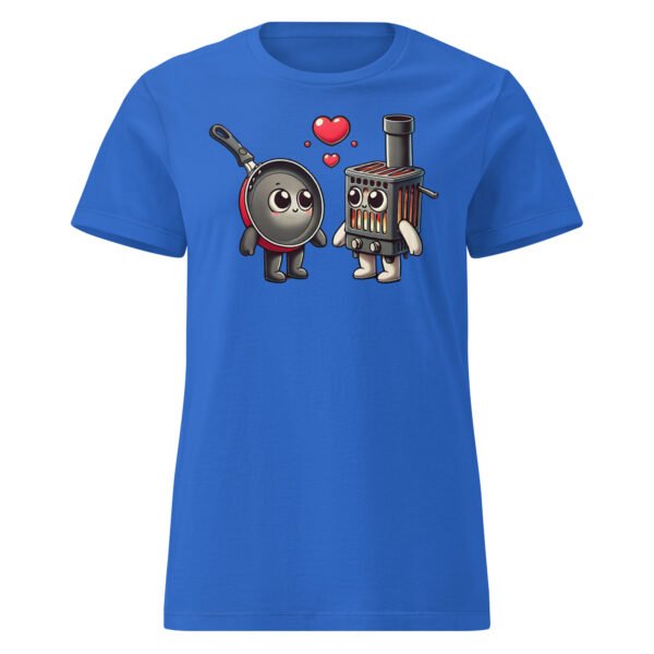 T-SHIRT Femme "AMOUR ENTRE POÊLES" : QUAND CUISINE ET CHAUFFAGE FONT DES ÉTINCELLES ! 🔥❤️ – Image 9