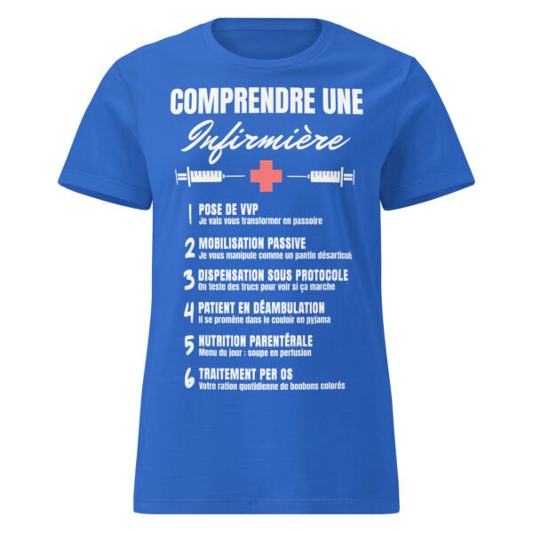T-shirt Femme "Comprendre une Infirmière" - Le Décodeur du Jargon Médical 🏥👩‍⚕️ – Image 15