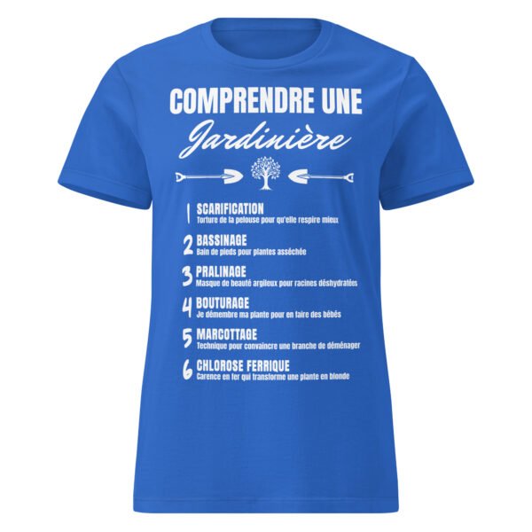 T-shirt Femme "Comprendre une Jardinière Paysagiste" - Le jargon décrypté 🌱 – Image 7