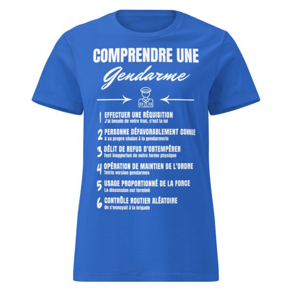 T-shirt Femme "Comprendre une Gendarme" - Le Jargon hilarant des forces de l’ordre – Image 8