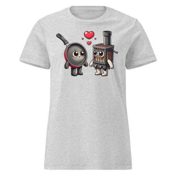 T-SHIRT Femme "AMOUR ENTRE POÊLES" : QUAND CUISINE ET CHAUFFAGE FONT DES ÉTINCELLES ! 🔥❤️ – Image 14