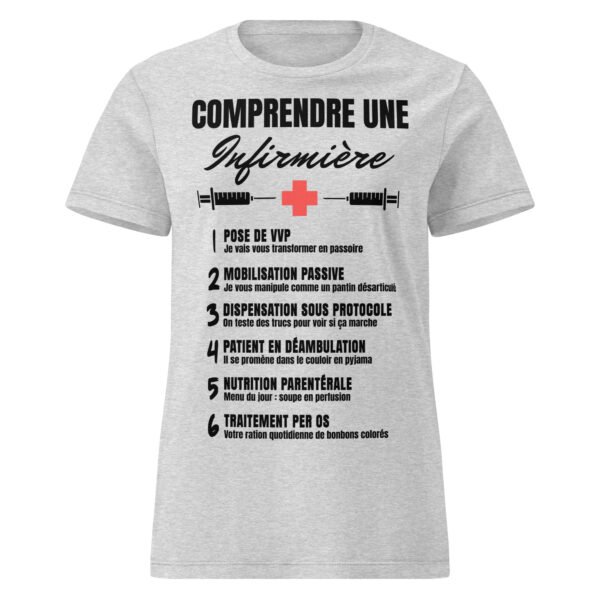 T-shirt Femme "Comprendre une Infirmière" - Le Décodeur du Jargon Médical 🏥👩‍⚕️ – Image 7