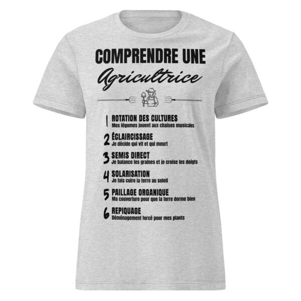 T-SHIRT FEMME "COMPRENDRE UNE AGRICULTRICE" - DÉCRYPTEZ LE LANGAGE SECRET DU POTAGER ! 🌱 – Image 16