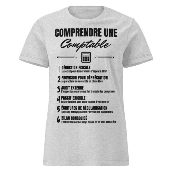 T-shirt Femme "Comprendre une Comptable" - Le Décodeur du Jargon Comptable 🧮 – Image 17