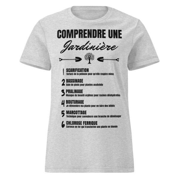 T-shirt Femme "Comprendre une Jardinière Paysagiste" - Le jargon décrypté 🌱 – Image 12
