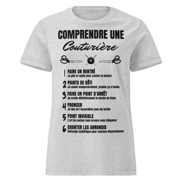 T-shirt Femme "Comprendre une Couturière" - L'humour décousu ! 🧵✂️ – Image 17