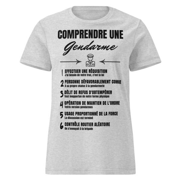 T-shirt Femme "Comprendre une Gendarme" - Le Jargon hilarant des forces de l’ordre – Image 17