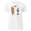 T-shirt Femme "Amour entre baguettes" - Quand deux baguettes se rencontrent 🥖✨