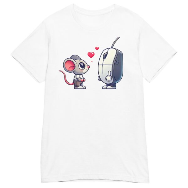 T-shirt Femme "Coup de Foudre entre souris" 🐭💻 – Image 2