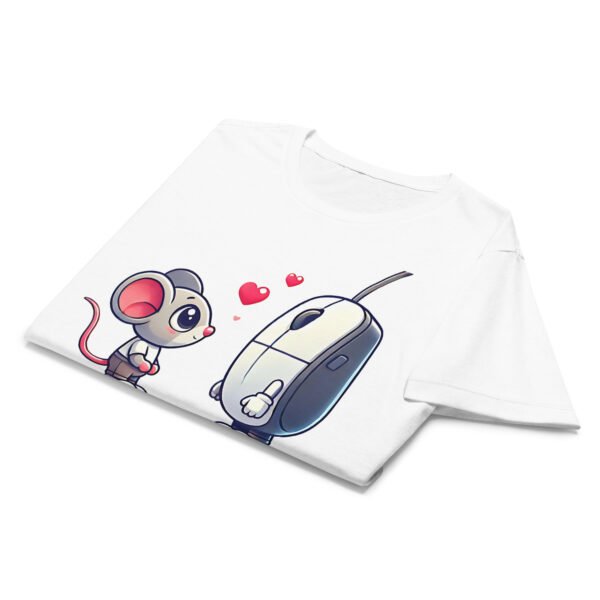 T-shirt Femme "Coup de Foudre entre souris" 🐭💻 – Image 4