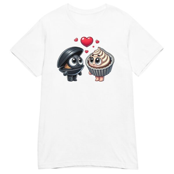 T-shirt Femme "L'amour entre deux Moules" - Cadeau Humour pour les Passionnées de Cuisine🧁🐚 – Image 2
