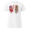 T-shirt Femme "Cœurs Amoureux" - Cadeau docteur