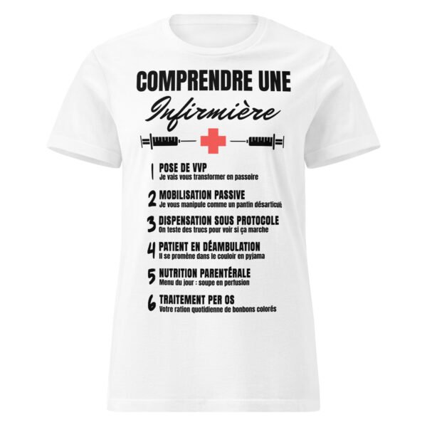 T-shirt Femme "Comprendre une Infirmière" - Le Décodeur du Jargon Médical 🏥👩‍⚕️