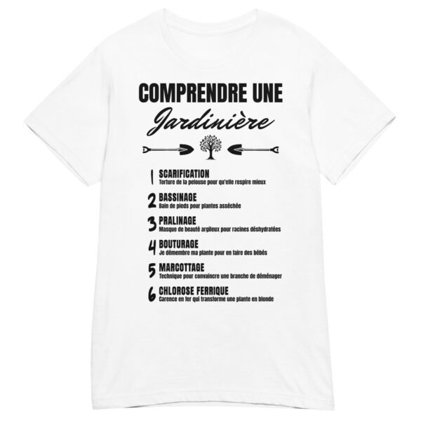 T-shirt Femme "Comprendre une Jardinière Paysagiste" - Le jargon décrypté 🌱 – Image 13
