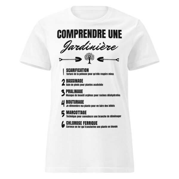 T-shirt Femme "Comprendre une Jardinière Paysagiste" - Le jargon décrypté 🌱 – Image 16