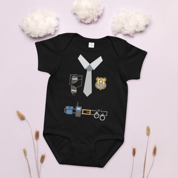 👮‍♂️ Body bébé déguisement policier – Douceur, humour & fierté familiale – Image 5