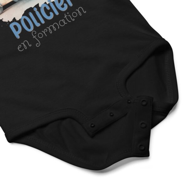 🚓 Body bébé "Policier en formation" – Confort et humour pour les petits policier en devenir – Image 2
