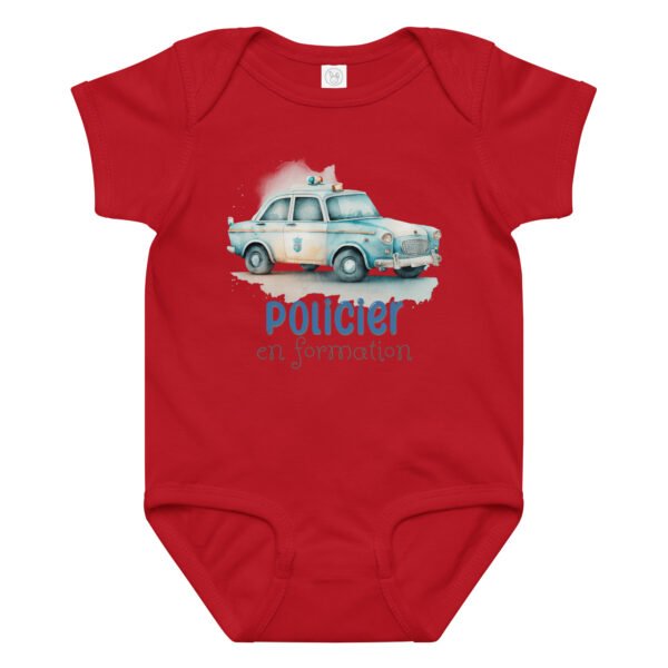 🚓 Body bébé "Policier en formation" – Confort et humour pour les petits policier en devenir – Image 6