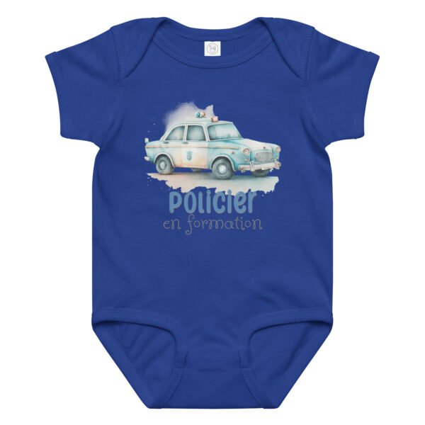 🚓 Body bébé "Policier en formation" – Confort et humour pour les petits policier en devenir – Image 7