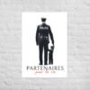 👮‍♂️ Poster « Partenaires pour la vie » – Policier & son fils