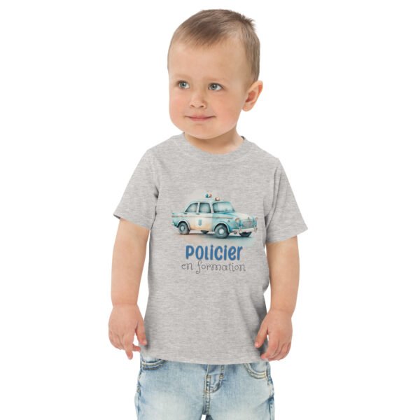 🚓 T-shirt enfant « Policier en formation » – le cadeau pour les petits policiers en herbe – Image 8