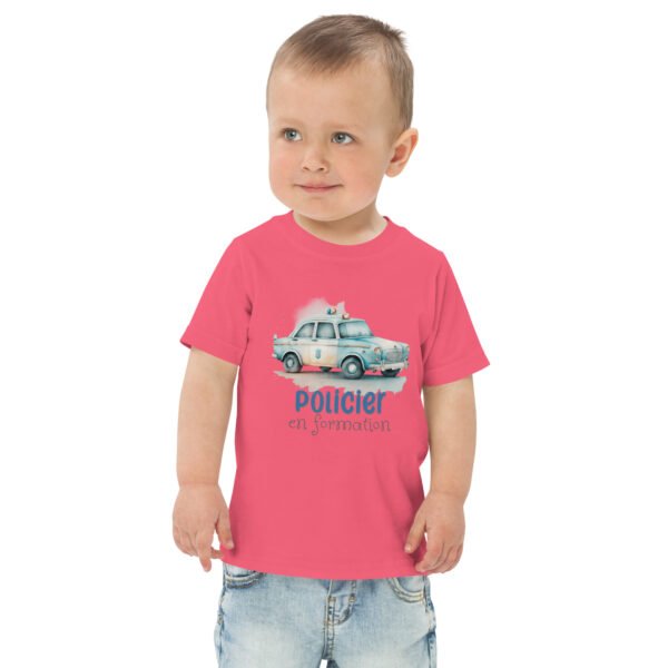 🚓 T-shirt enfant « Policier en formation » – le cadeau pour les petits policiers en herbe – Image 7