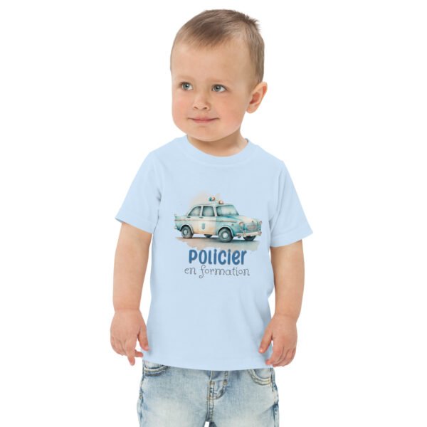 🚓 T-shirt enfant « Policier en formation » – le cadeau pour les petits policiers en herbe – Image 9