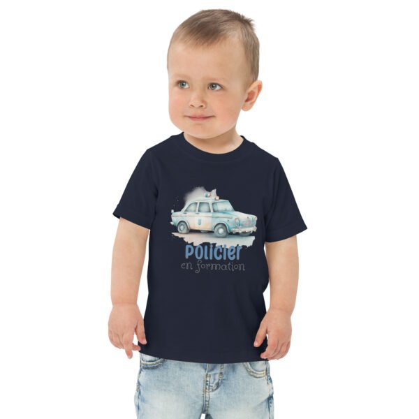 🚓 T-shirt enfant « Policier en formation » – le cadeau pour les petits policiers en herbe – Image 6