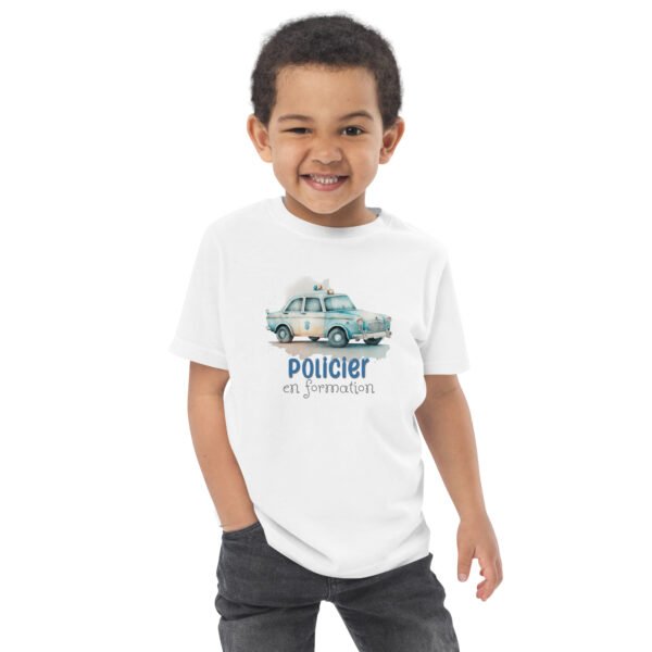 🚓 T-shirt enfant « Policier en formation » – le cadeau pour les petits policiers en herbe – Image 4