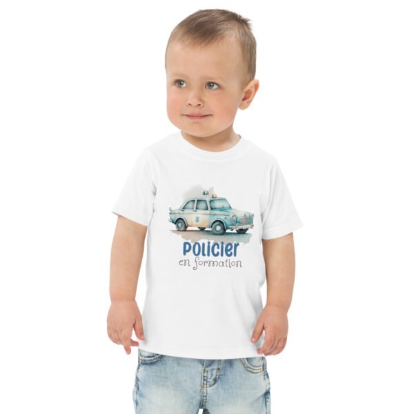 🚓 T-shirt enfant « Policier en formation » – le cadeau pour les petits policiers en herbe