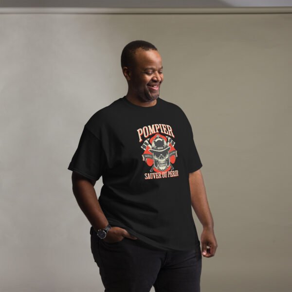🔥 T-shirt « Pompier : Sauver ou Périr » – Plus qu'une devise... un cri d’honneur – Image 6
