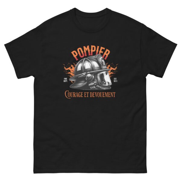 🔥 T-shirt « Pompier : Courage et Dévouement » – Le design qui porte vos valeurs