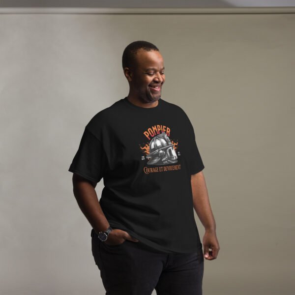 🔥 T-shirt « Pompier : Courage et Dévouement » – Le design qui porte vos valeurs – Image 6