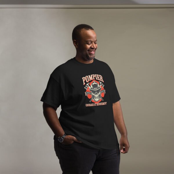 🔥 T-shirt « Pompier : Courage et Dévouement » – Le feu sacré, version textile – Image 6