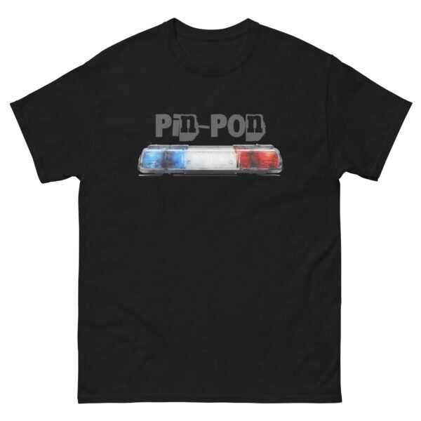 🚨 T-shirt Homme « Pin-Pon » – Cadeau humour pour policier – Image 7