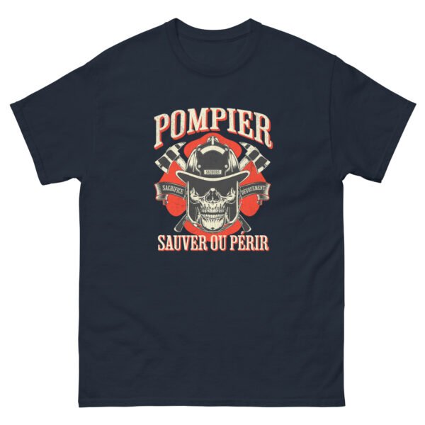 🔥 T-shirt « Pompier : Sauver ou Périr » – Plus qu'une devise... un cri d’honneur – Image 8