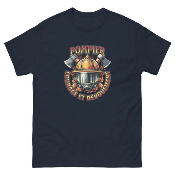 🔥 T-shirt « Pompier : Courage et Dévouement » – L’essence du métier, le cadeau parfait – Image 8