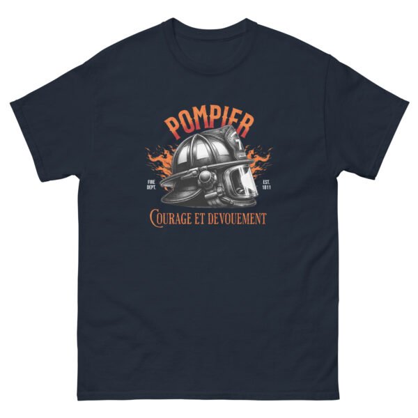 🔥 T-shirt « Pompier : Courage et Dévouement » – Le design qui porte vos valeurs – Image 8