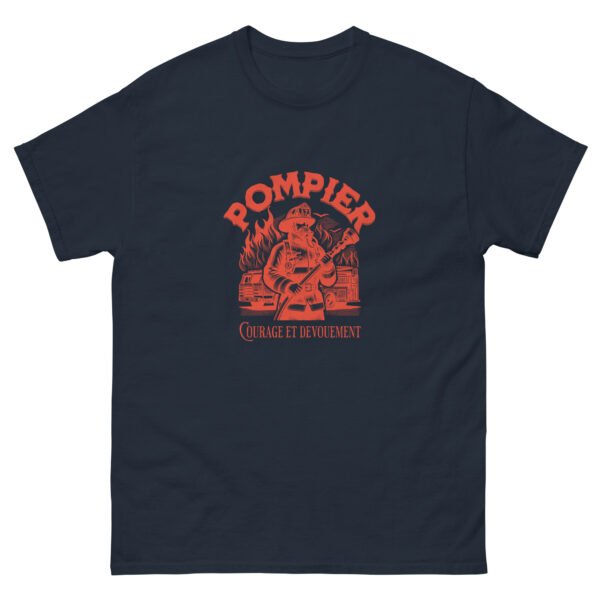 🔥 T-shirt « Pompier : Courage et Dévouement » – Pour les combattants du feu qui foncent quand les autres reculent – Image 8