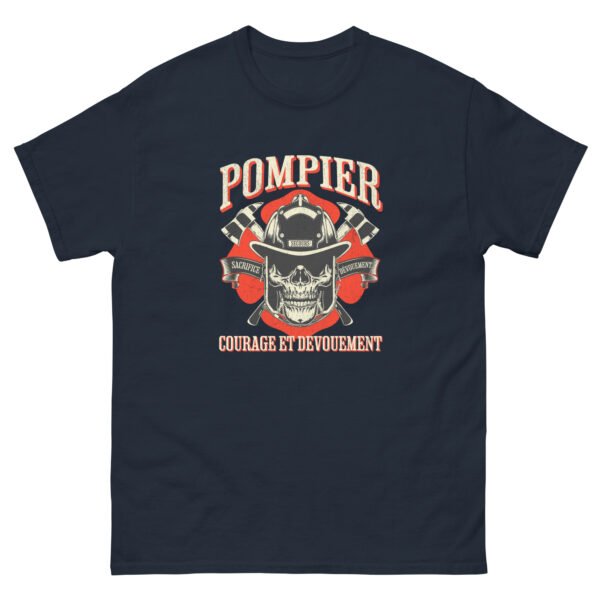 🔥 T-shirt « Pompier : Courage et Dévouement » – Le feu sacré, version textile – Image 8